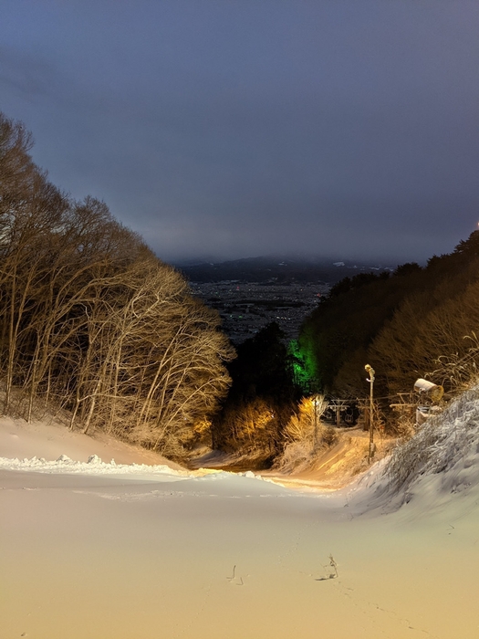 ご来光リフト　夜明け前