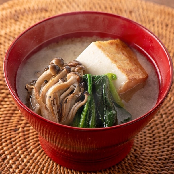 調理例(厚揚げのお味噌汁)