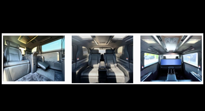 レクサスLM車内