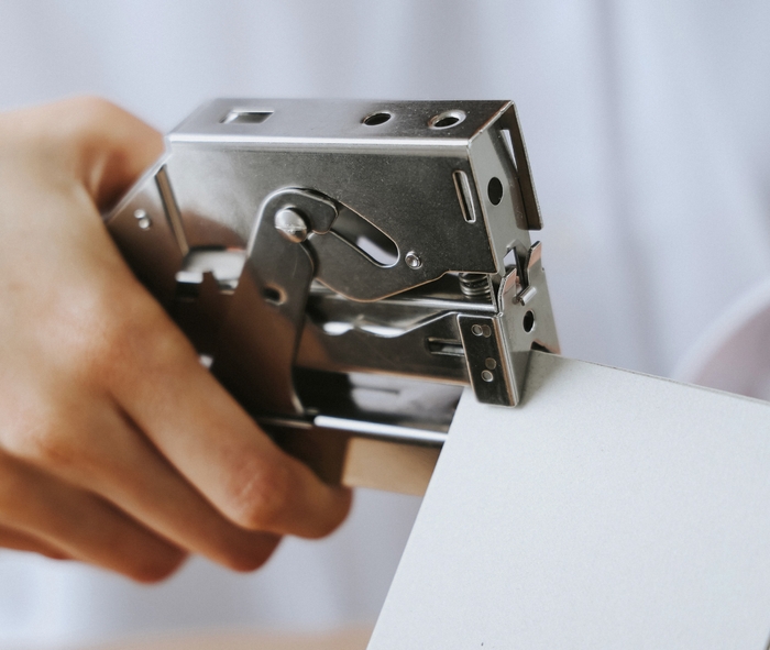 ボックスを製作する様子(2)