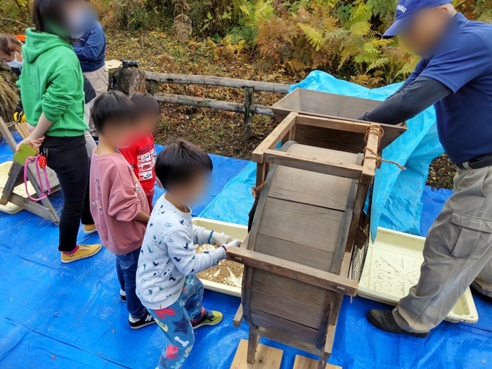 力がいるよ。うまく回せるかな?