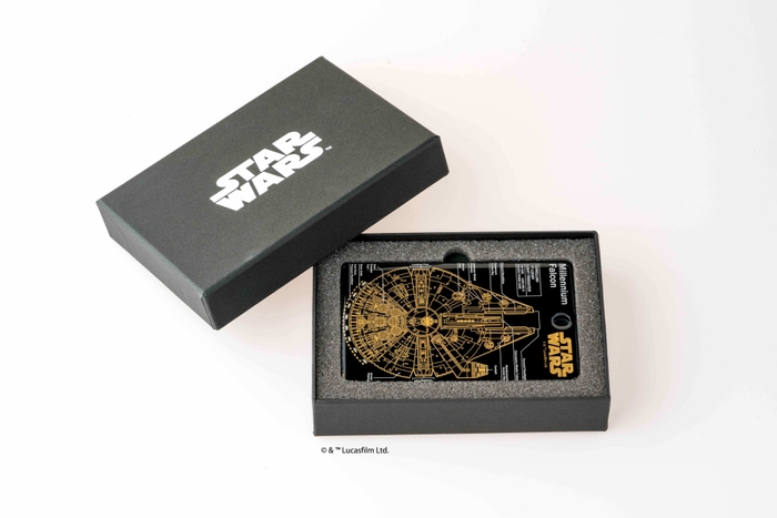 FLASH M-FALCON 基板アート ICカードケース ギフトボックス