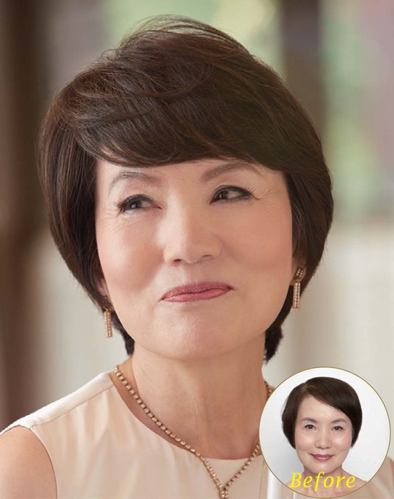 髪型ひとつでマイナス10歳に！