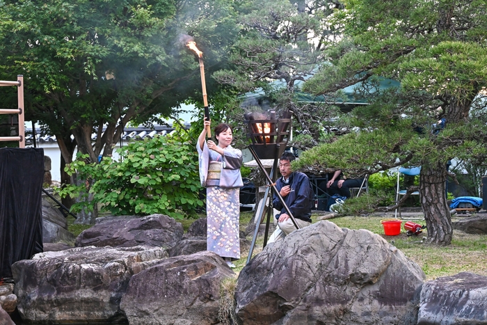 火入れ式　池田市長