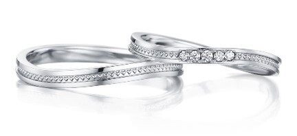 結婚指輪:ディオーネ ウェーブ