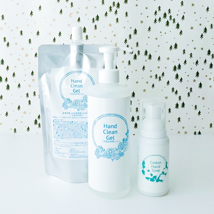 今の時期にピッタリな高保湿のハンドジェルとハンドソープのセット。