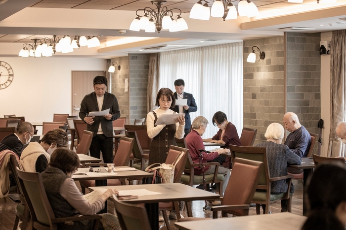 研究チームによる報告説明会の様子(グランドマスト勝どき)