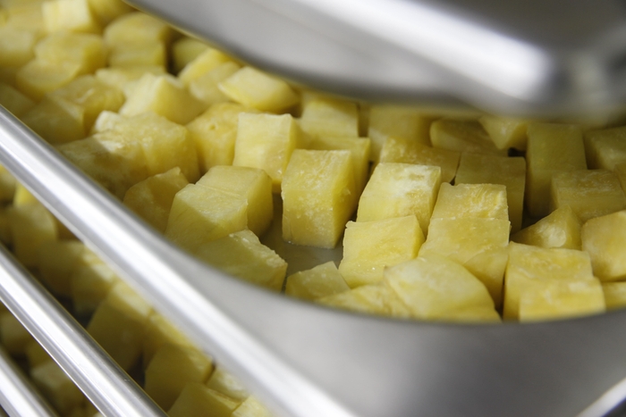 さつまいも 加工の様子