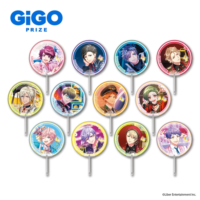 ▲クリアうちわVol.1(全12種) サイズ:230mm 8月11日より順次展開