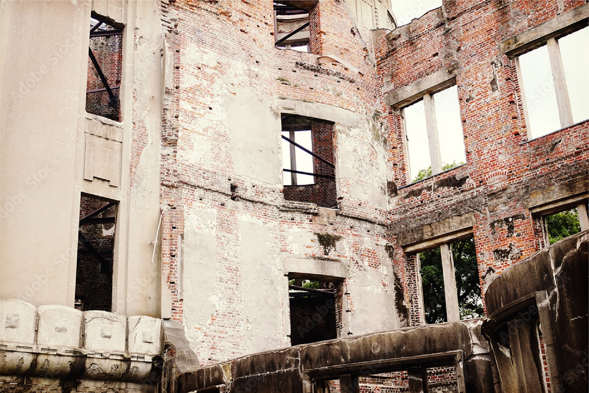 被爆建築の登録番号1の原爆ドーム