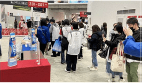 「MBPドリンク」サンプリングの様子