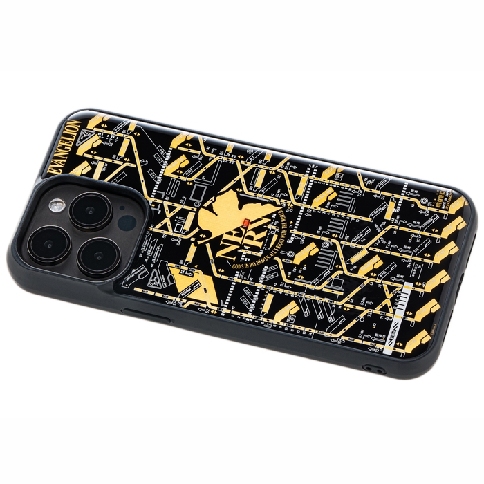 FLASH NERV 基板アート iPhone 15Pro Maxケース ななめ