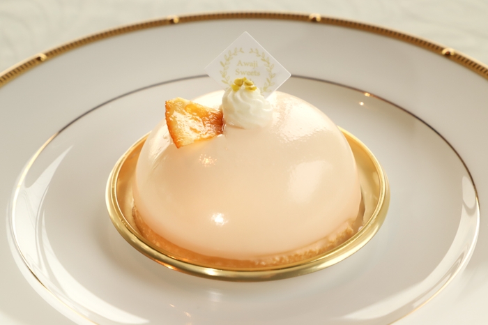 鳴門オレンジのズコットケーキ