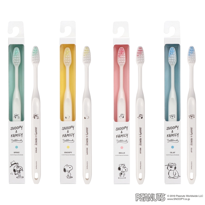 スヌーピー&ファミリー歯ブラシ 単品(全4種)