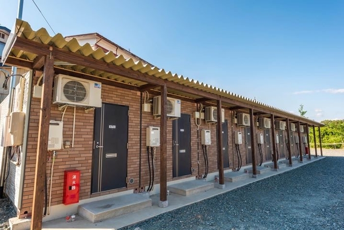 ドリームビレッジ北上 独立したコンテナ型客室