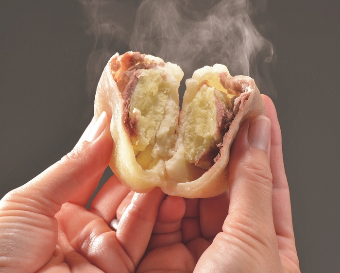 白いきなり団子カット断面