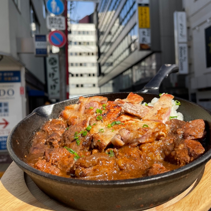 肉食ワイルドカレー1350円　