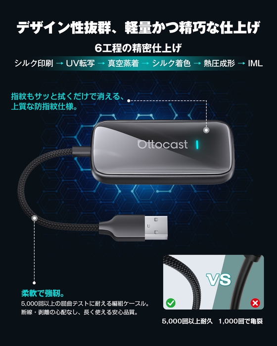 高級感あるデザインと耐久性
