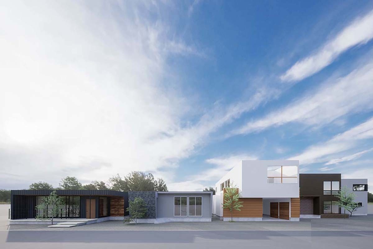 5つのモデルハウスが並ぶ「ハウスクラフト菰野ギャラリー」