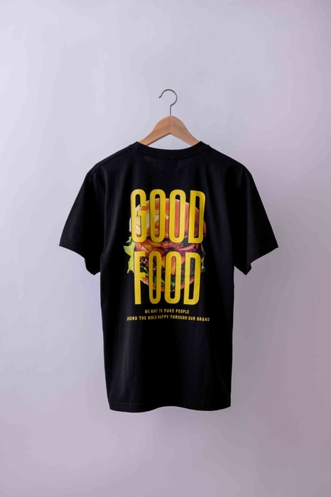burger T-shirt ブラック
