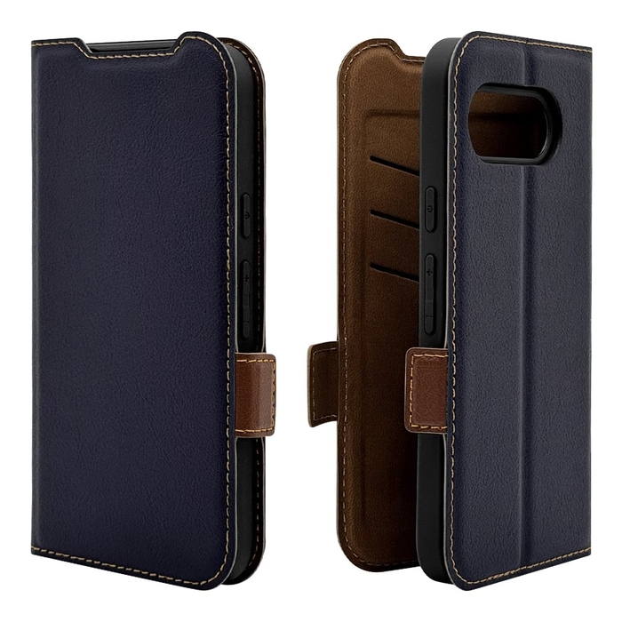 ネイビー×ブラウン