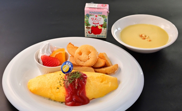 ▲お子様に大人気のキッズプレートが新登場(オムライスプレート)