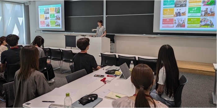 令和6年(2024年)9月に実施した大学1・2年生を対象としたキャリア教育プログラムの様子