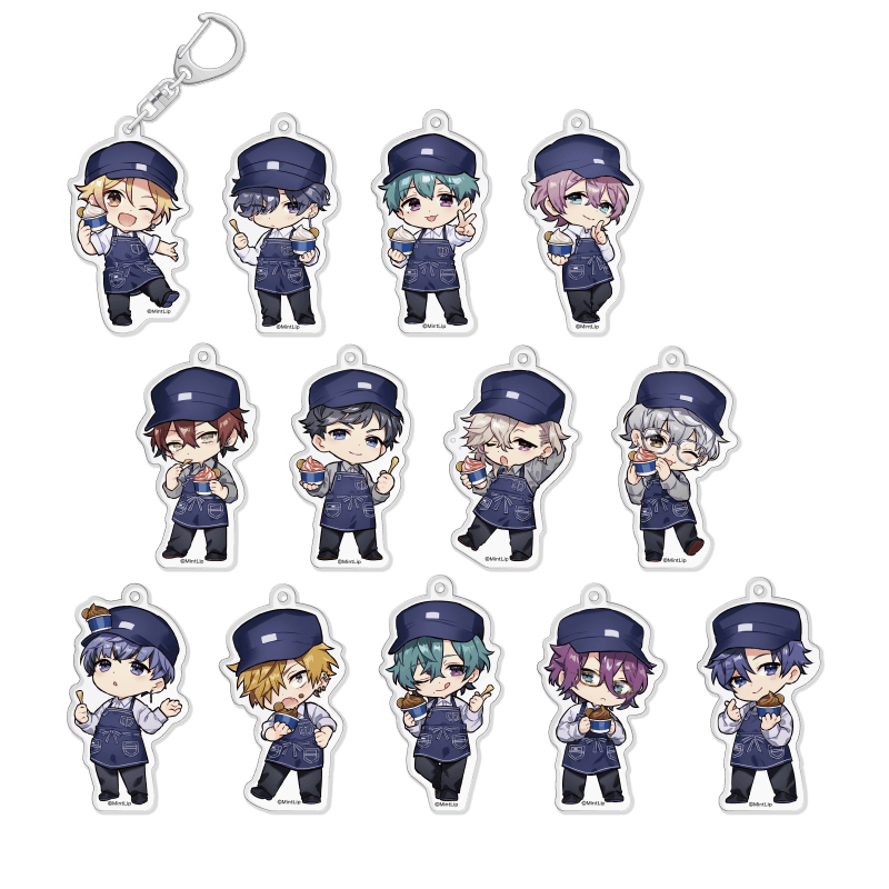 アクリルキーホルダー(ランダム 全13種) イメージ画像 ©MintLip