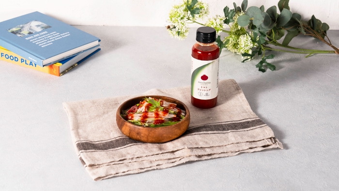 大根サラダ × トマトドレッシング