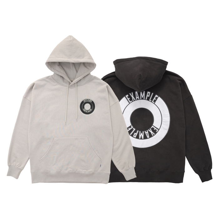 EXAMPLE ROUND LOGO HOODIE