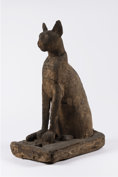 《ネコの棺とミイラ》   前 664~前 332年  ブルックリン博物館蔵  Photo:Brooklyn Museum
