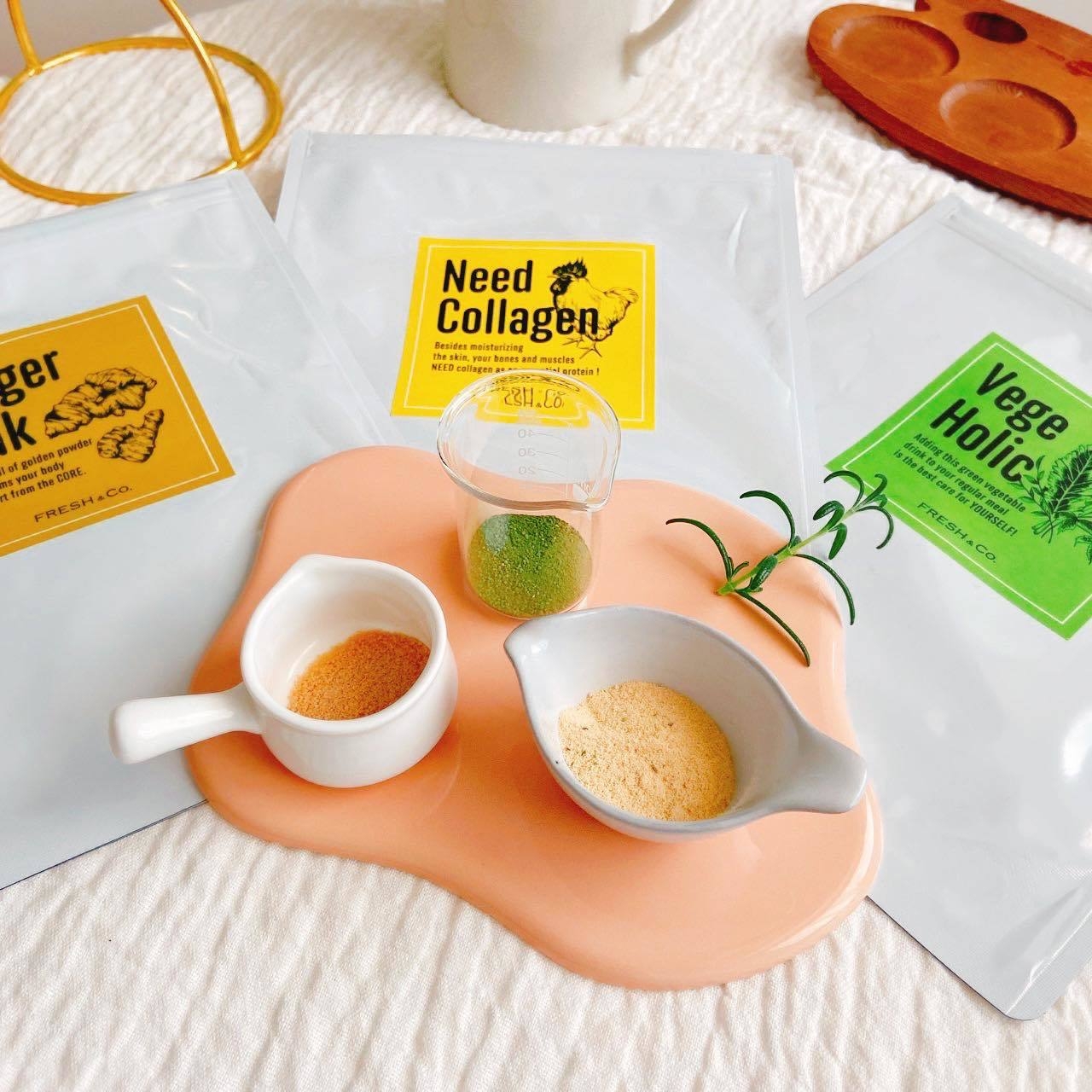 FRESH&Co.3種類のパウダーを販売中