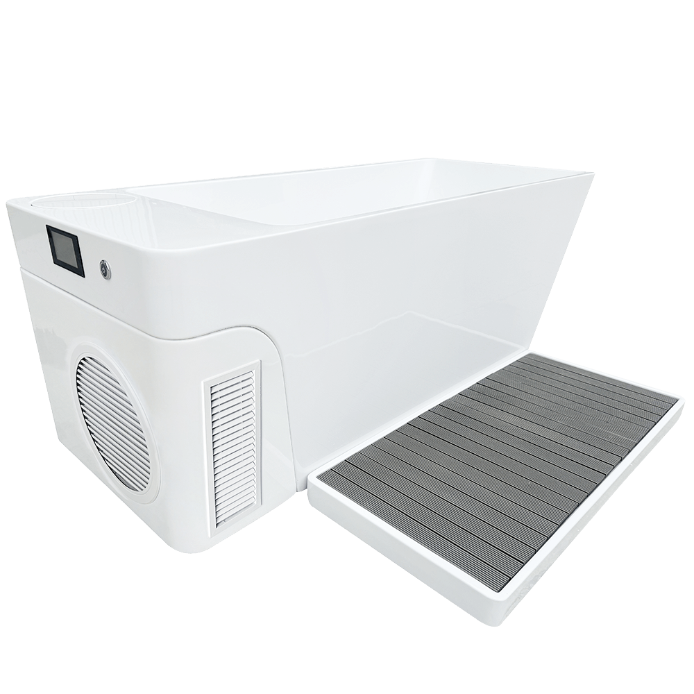 サウナの冷水浴に最適な浴槽一体式チラーSaunaHax-i