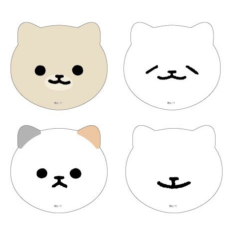 ねこようかい コンパクトミラー4種