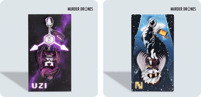 <MURDER DRONES キーホルダー(Uzi)/(N) 画像>