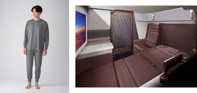 24時間リカバリーウェア「ReD(レッド)」 JAL国際線ファーストクラスのリラクシングウェアに導入