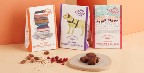 チョコ&オートミールクッキー(本)(盲導犬)(点字)