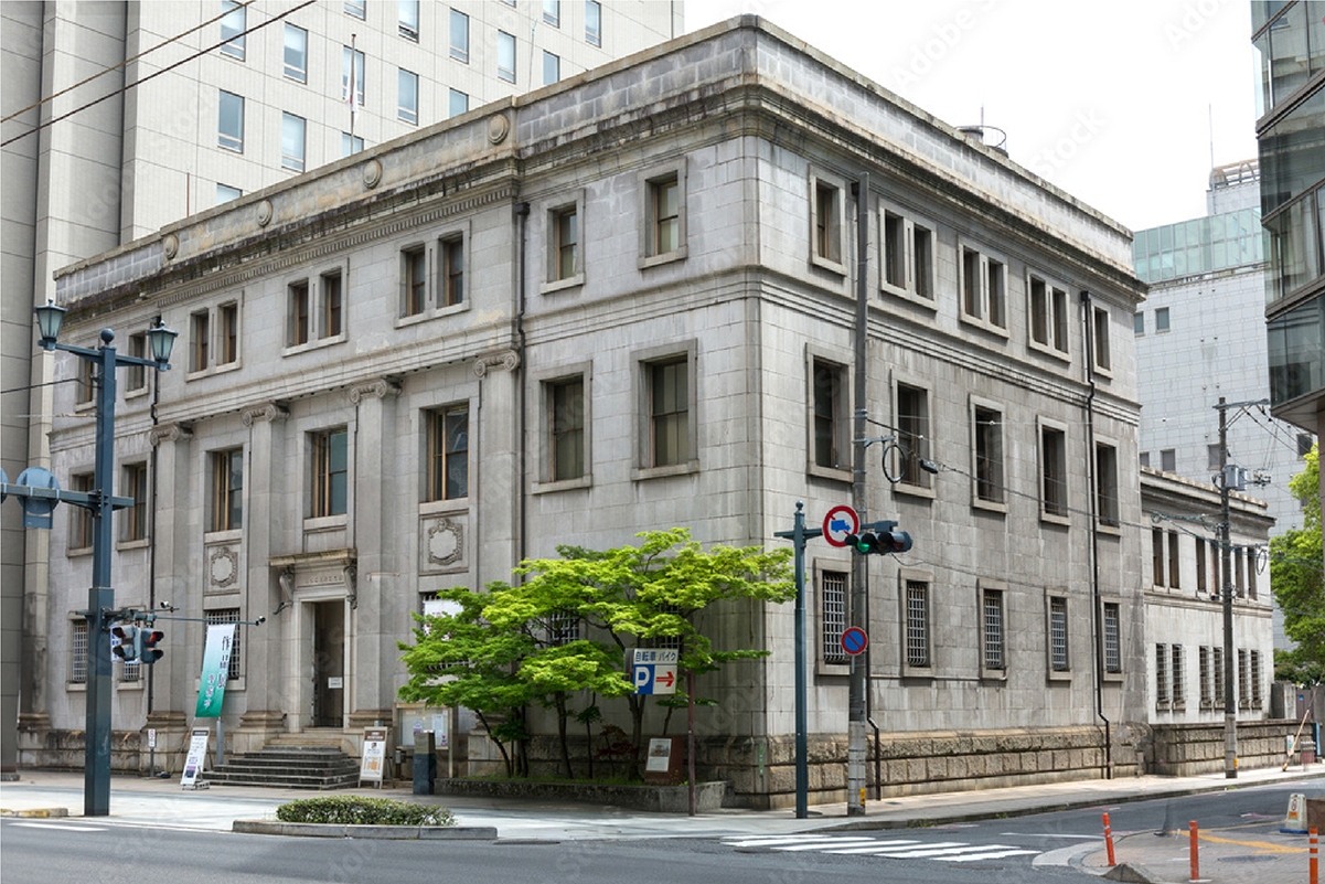 被爆建築の旧日本銀行 広島支店