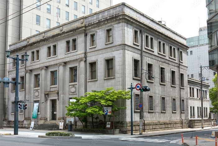 被爆建築の旧日本銀行 広島支店