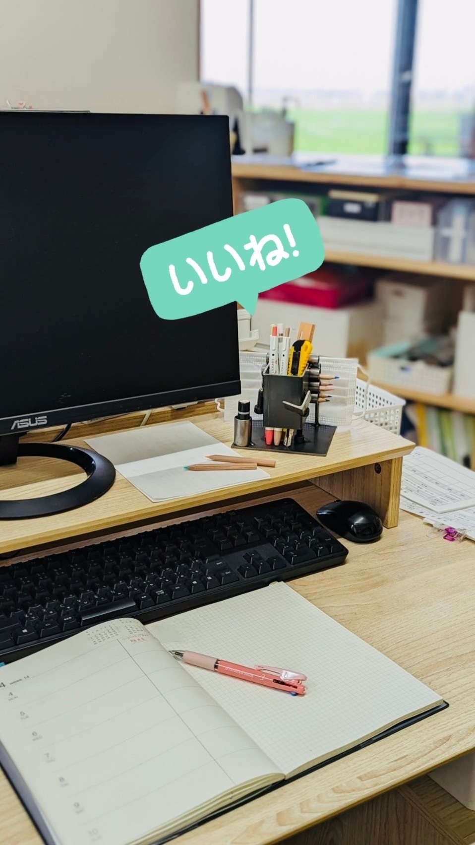 アイアンペンスタンド 使用イメージ