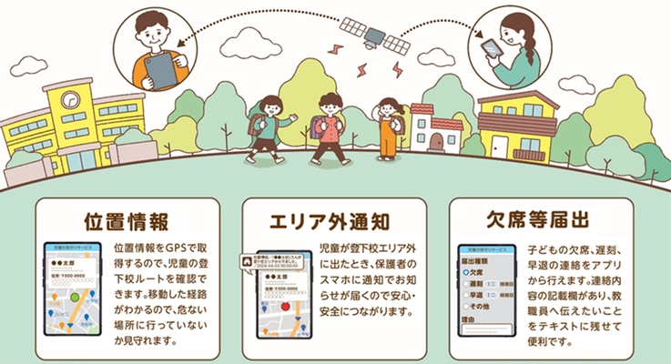 全国初、教育用タブレットを活用した児童の見守りサービスの先行導入を開始