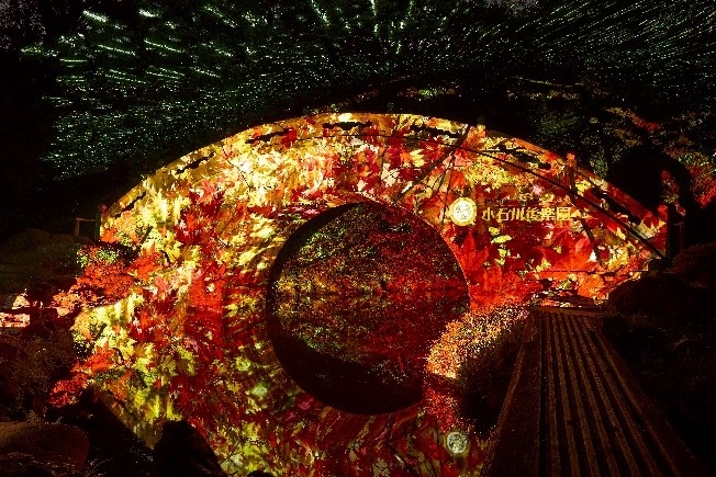 円月橋のプロジェクションマッピング(イメージ)