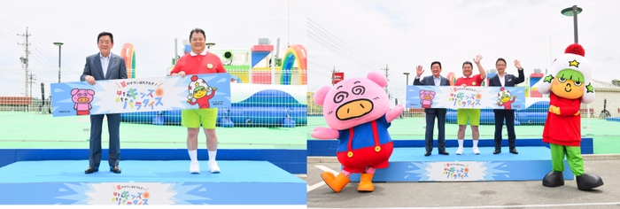 (左)フォトセッション(1) (右)フォトッセッション(2)