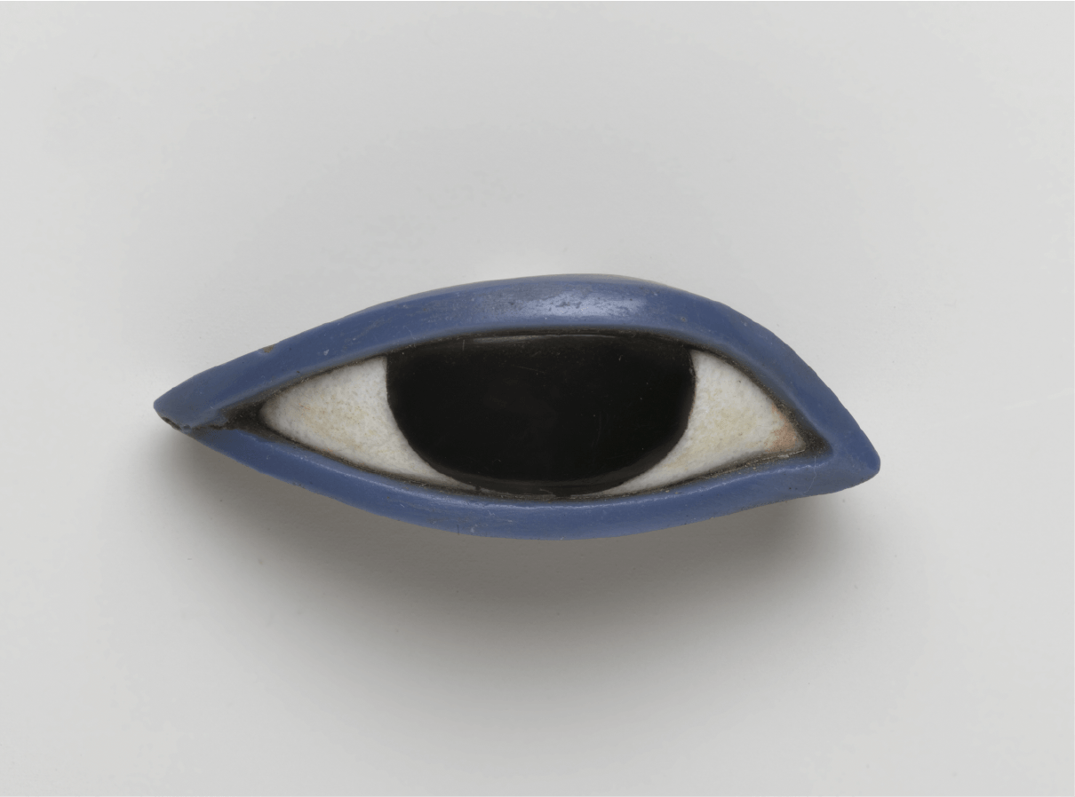 《人型棺の右目》  前 1539~前 30年頃  ブルックリン博物館蔵  Photo:Brooklyn Museum