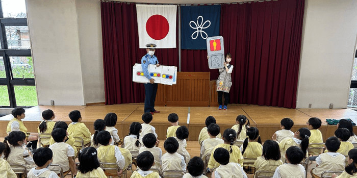 令和5年(2023年)の「交通安全教室」の様子