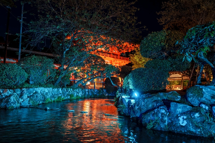 上賀茂神社ライトアップ