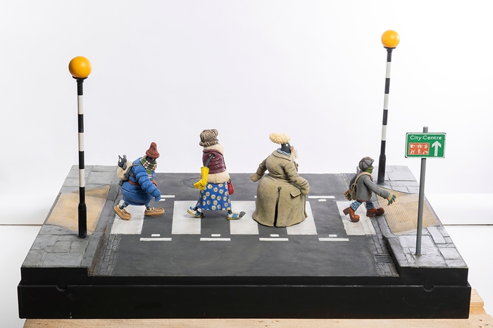 「アビーロード」 (『映画 ひつじのショーン~バック・トゥ・ザ・ホーム~』) © 2015 Aardman Animations Limited and StudioCanal SA