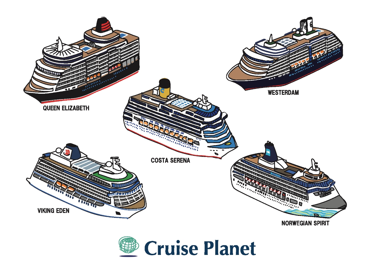 PUNIP cruisesさんデザイン クルーズプラネット紙袋