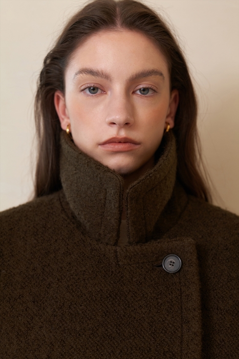 Brera Alpaca Boucle Half Coat ¥69,570