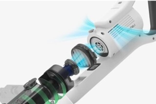 HEPAフィルターで排気クリーン